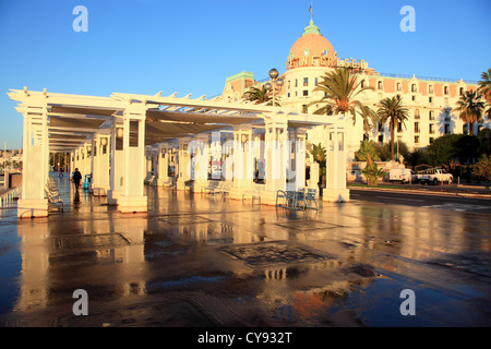 The Negresco in the Promenade des Anglais in Nice Stock Photo