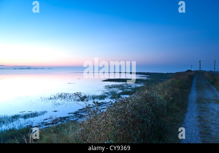 Dawn near Osea Island Stock Photo