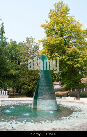 Memorial to children killed during the 1992-95 siege of the city by Bosnian Serb forces, Sarajevo, Bosnia and Herzegovina Stock Photo