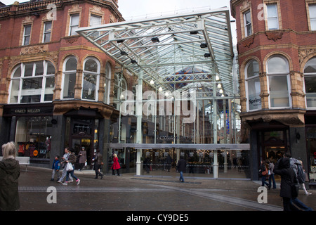 Leeds City Centre victoria quarter shot in October with the new Canon EOS M Stock Photo