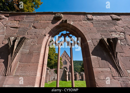 HIRSAU ABBEY, RUIN, IN THE PAST St. PETER AND PAUL ABBEY, NEAR CALW, BLACK FOREST, BADEN-WUERTTEMBERG, GERMANY Stock Photo