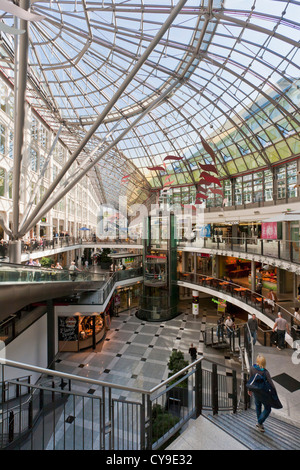 DIFFERENT SHOPS AT GOETHE GALERIE SHOPPING CENTRE, JENA, THURINGIA ...