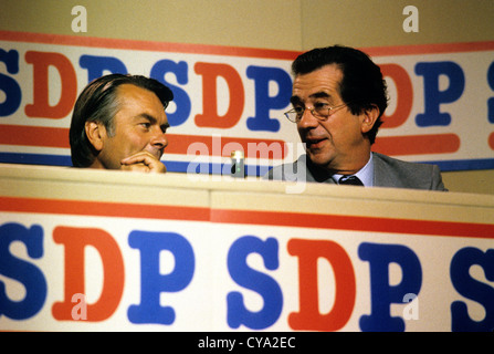 SDP Conference, Torquay, England,UK. 1985 . SDP, Social Democrat Party conference in Torquay, England in 1985. Stock Photo