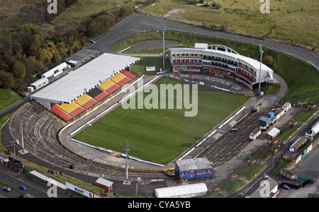 aerial view of Odsal Stadium, home of the Bradford Bulls rugby league team Stock Photo