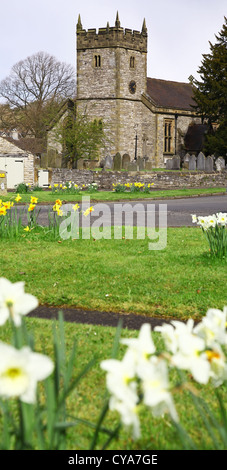 Holy Trinity Parish Church, Ashford in the Water near Bakewell in the Peak District National Park Derbyshire England UK Stock Photo
