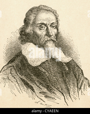 William Harvey, 1578 – 1657. English physician. Stock Photo