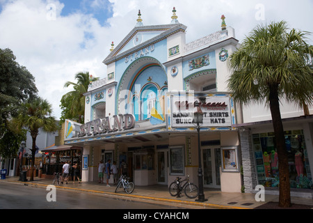 former strand movie house cinema now a walgreens drugstore duval street key west florida usa Stock Photo