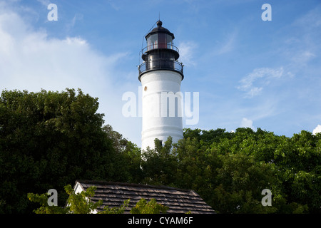 key west lighthouse florida usa Stock Photo