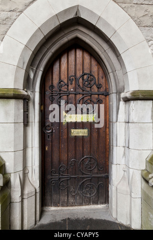 Chapter House door at Christ church cathedral in Dublin, Ireland Stock Photo