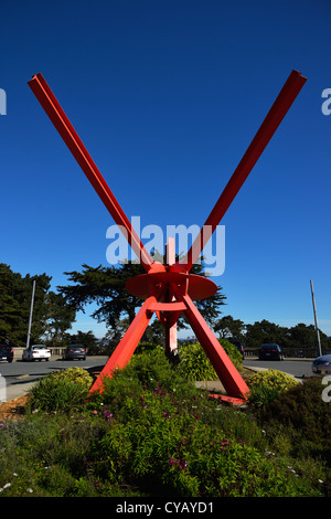 The Pax Jerusalemme artwork in front of the Palace of the Legion of Honor, San Francisco CA Stock Photo