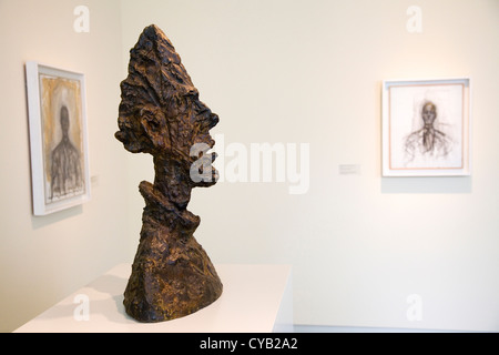 europe, switzerland, zurich, kunsthaus, art museum, sculpture by alberto giacometti Stock Photo