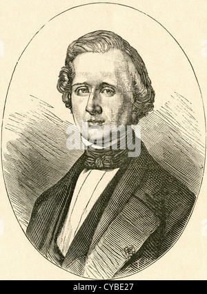 Urbain Jean Joseph Le Verrier, 1811 –1877. French mathematician. Stock Photo