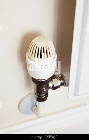 temperature control valve on a radiator Stock Photo: 50765641 - Alamy