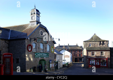 Talgarth town centre , Powys Wales UK . Rural town Stock Photo - Alamy