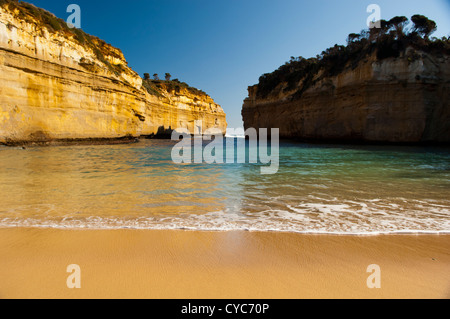 Loch Ard Gorge on the Great Ocean Road, Australia, near the Twelve Apostles Stock Photo