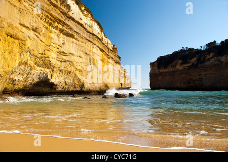 Loch Ard Gorge on the Great Ocean Road, Australia, near the Twelve Apostles Stock Photo