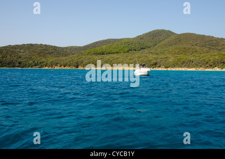 Cala Violina, one of the most beautiful bay in Tuscany Stock Photo