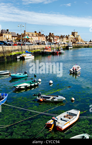 Barfleur harbour, Normandy, France. Stock Photo