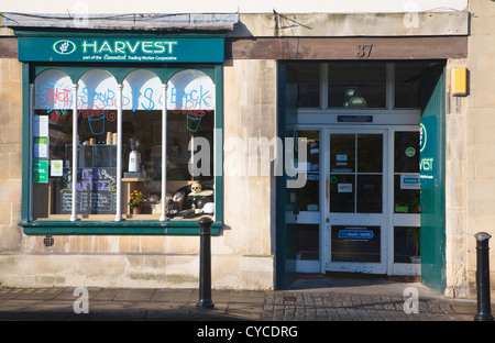 Harvest shop Walcot Street, Bath, Somerset, England Stock Photo