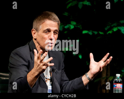 Actor, teacher and author Tony Danza speaks during the Texas Book Festival in Austin, Texas Stock Photo