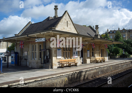 Railway Station at Bradford on Avon Stock Photo