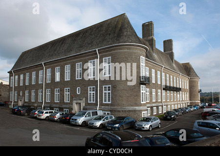 Carmarthenshire County Council Offices, Carmarthen, West Wales, Wales, UK. Stock Photo