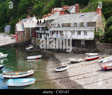 Clovelly harbour Stock Photo