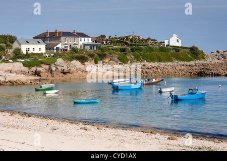 St Mary's; Isles of Scilly; UK; Old Town bay; Stock Photo