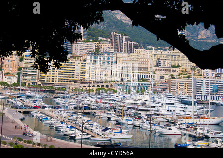 Port De Fontvielle  Monte Carlo, Monaco. Stock Photo