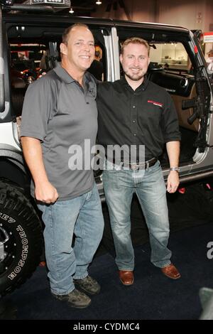 Will Hayden, Joe Meaux in attendance for 2012 SEMA Show - THU, Las Vegas Convention Center, Las Vegas, NV November 1, 2012. Photo By: James Atoa/Everett Collection Stock Photo