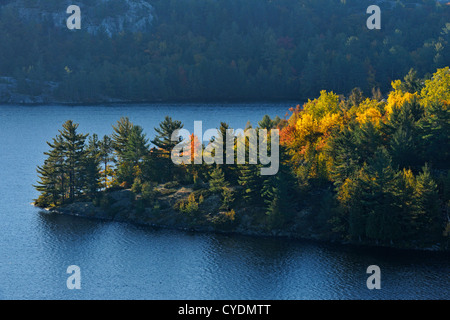 Overlooking Charlton Lake, Willisville, Ontario, Canada Stock Photo