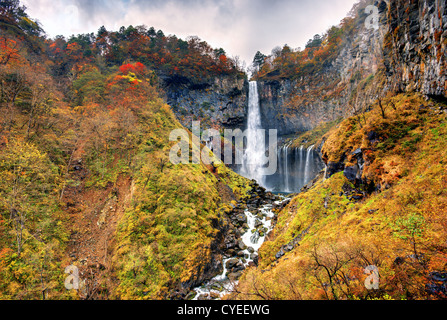 Kegon Falls in Nikko, Japan. Stock Photo