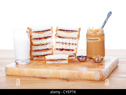 Jar with peanut butter and knife butter smear isolated on white background.  Ameriacan dessert concept Stock Photo - Alamy