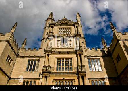 Tower of the Five Orders grade 1 listed Bodleian Library Oxford Oxfordshire England Europe Stock Photo