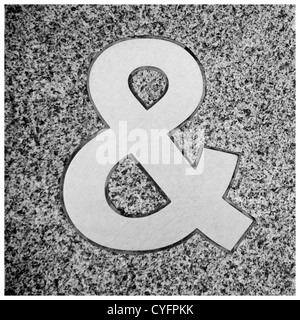 keyboard symbols on the pavement in front of the uinversity library Berlin: & Stock Photo