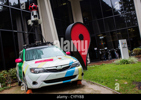 The Google Maps and Street View section of the Google headquarters ...