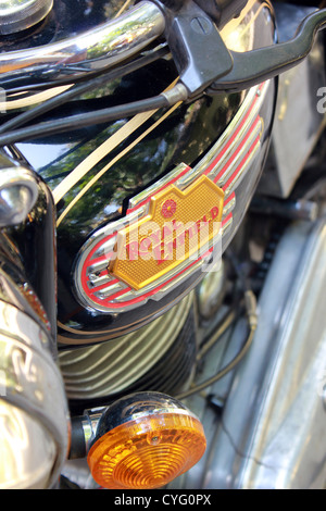 Royal Enfield Motorcycle Stock Photo