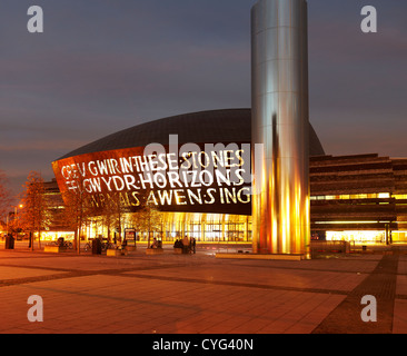 Millennium Centre Wales, Cardiff Bay, Wales, UK Stock Photo