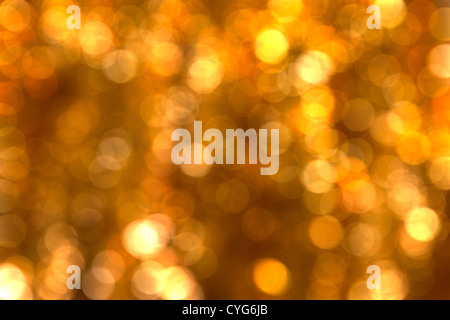Abstract Christmas background of silver and gold chain Stock Photo