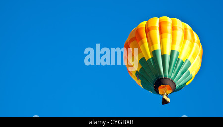 Hot air balloons fill the sky during the Carolina Balloon Festival, Statesville, North Carolina. Stock Photo