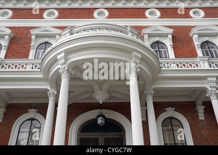 Detail of Johnston-Felton-Hay House, a historic residence built in the late 1850's, in Macon, Georgia Stock Photo