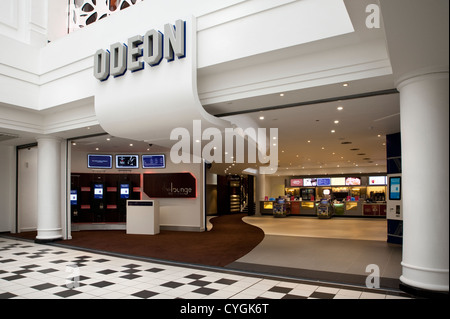 The Lounge, Whiteleys Odeon cinema entrance Bayswater, interior design. Stock Photo