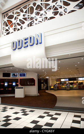 The Lounge, Whiteleys Odeon cinema entrance Bayswater, interior design. Stock Photo