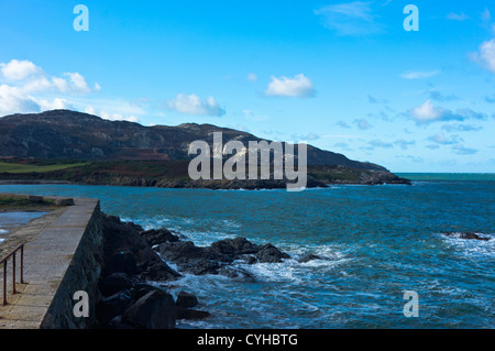 Holyhead Mountain Holyhead Anglesey North Wales Uk. Stock Photo