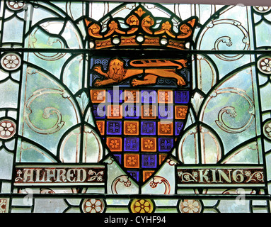 King Alfred's arms The Great Hall Winchester Hampshire England UK Stock Photo