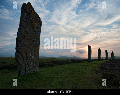 The Ring of Brodgar Stone Circle Orkney Stock Photo