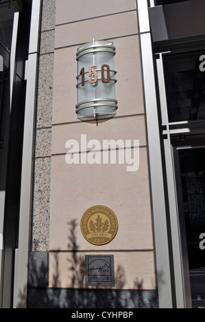 Green building Council, Leed Gold sign Stock Photo