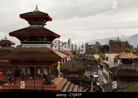 Unesco Durbar square in the center of Kathmandu, Nepal Stock Photo