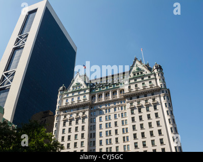 Plaza Hotel and Solow Building, NYC Stock Photo