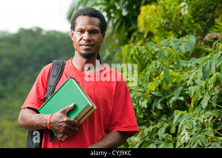 Young south east asian male student Stock Photo